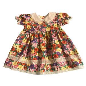 Nannette Girls Baby Floral Dress 0/6 Months